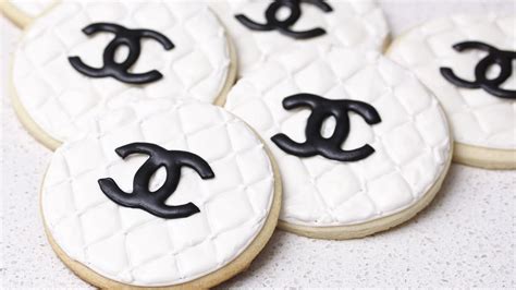 pink chanel cookies|quilted chanel cookies.